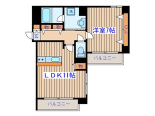 ヴィアーレ広瀬の物件間取画像